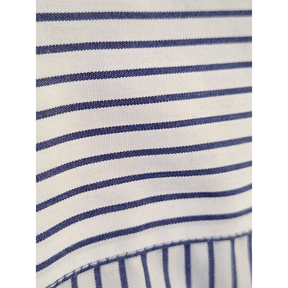 Lauren Ralph Lauren Womens Non-Iron Striped Button-Down Shirt 1X Cotton - Picture 10 of 12
